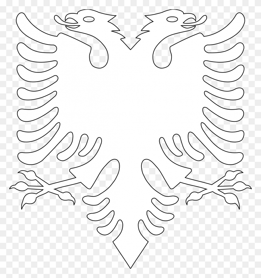 2245x2400 Double Headed Eagle Icons Png - Eagle Silhouette PNG