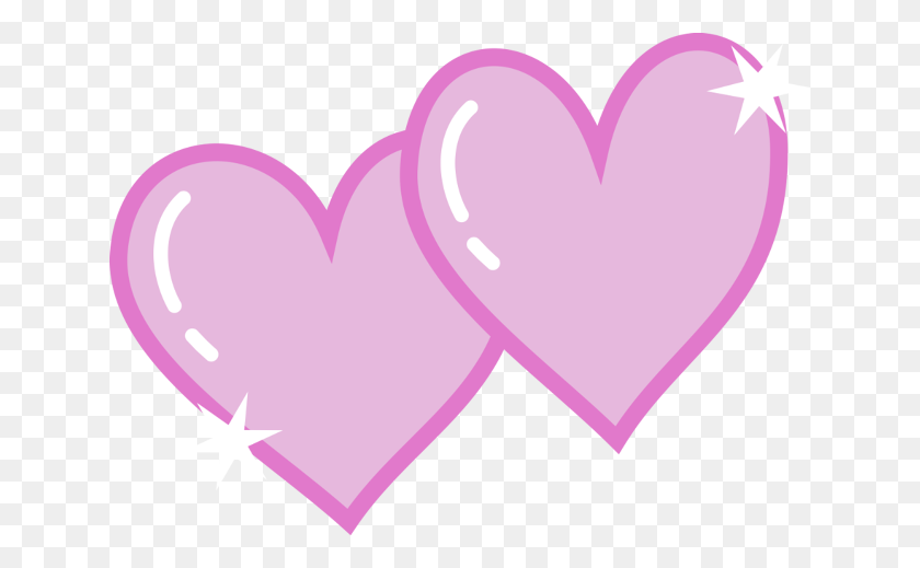 640x459 Double Heart Clip Art - Wedding Hearts Clipart