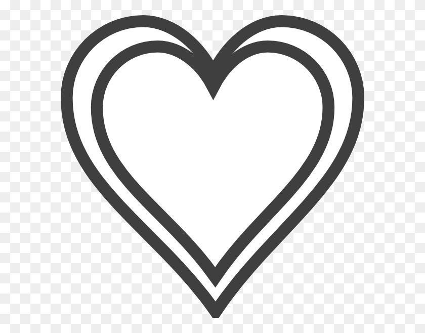 600x598 Двойное Сердце Светло-Фиолетовое Сердце Клипарт Бесплатные Изображения - Маленькое Сердечко Клипарт