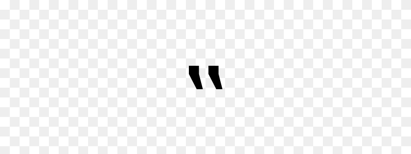 256x256 Double High Reversed Quotation Mark Smiley Face Unicode - Quotation Marks PNG
