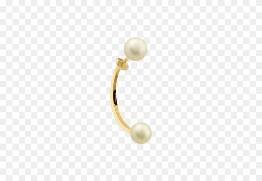 1500x1000 Double Pearl Earring - Earring PNG