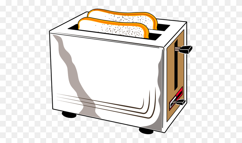500x437 Double Toasting - Toaster Clipart