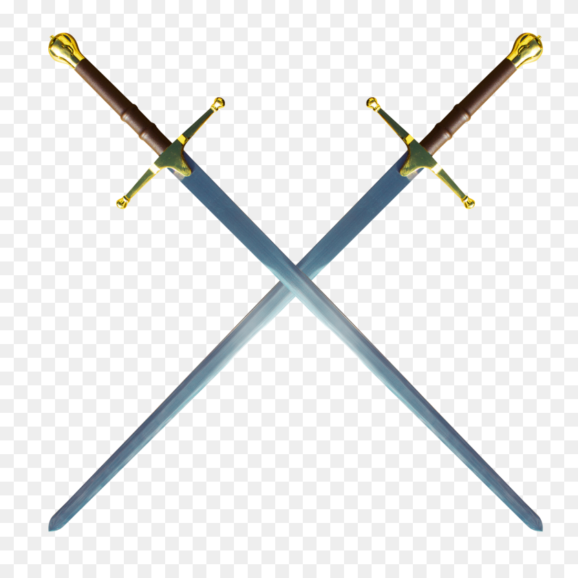 1500x1500 Double William Wallace Sword - Master Sword PNG