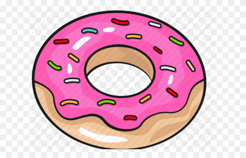 640x480 Donut De Dibujos Animados - Donut Png
