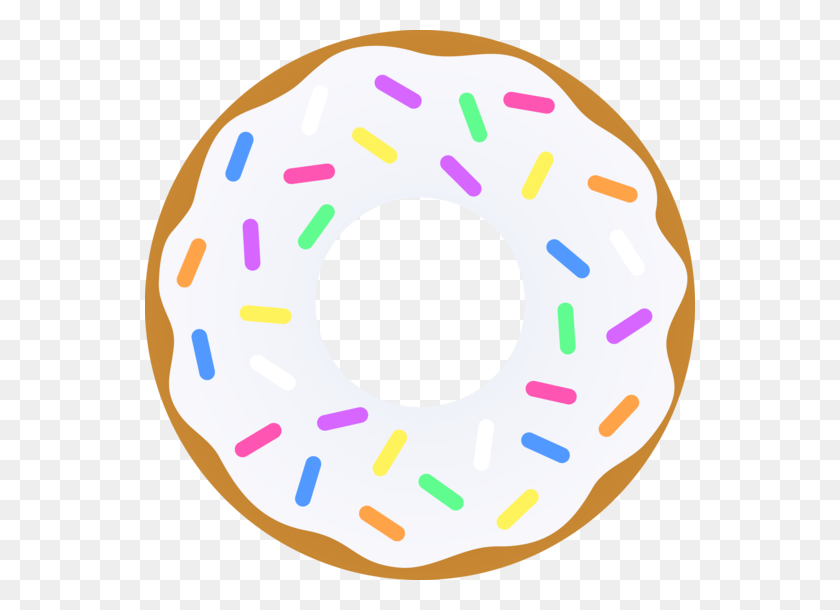 Donut Clipart Donut En Polvo - Donut Glaseado De Imágenes Prediseñadas