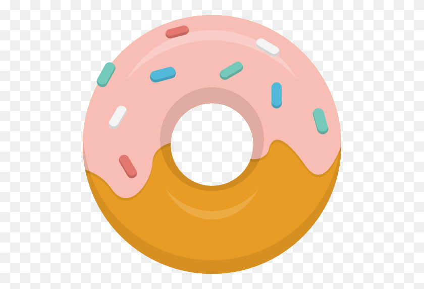 512x512 Iconos De Donut, Descargar Iconos Png Y Vector Gratis, Ilimitado - Donut Glazed Clipart