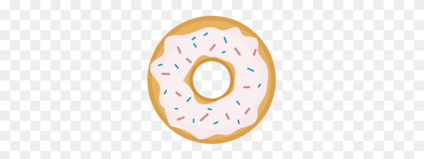256x256 Donut Pngicoicns Icono De Descarga Gratis - Donut Png