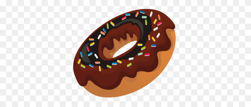 349x299 Doughnuts Cliparts - Donuts With Dad Clipart