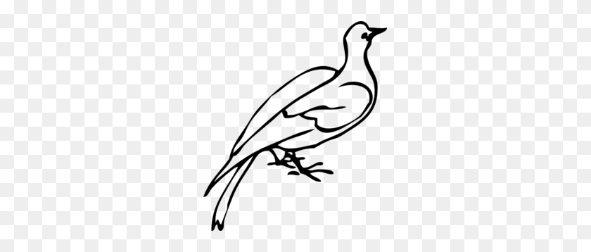 261x298 Dove Drawing Clipart - Dove Clipart Png