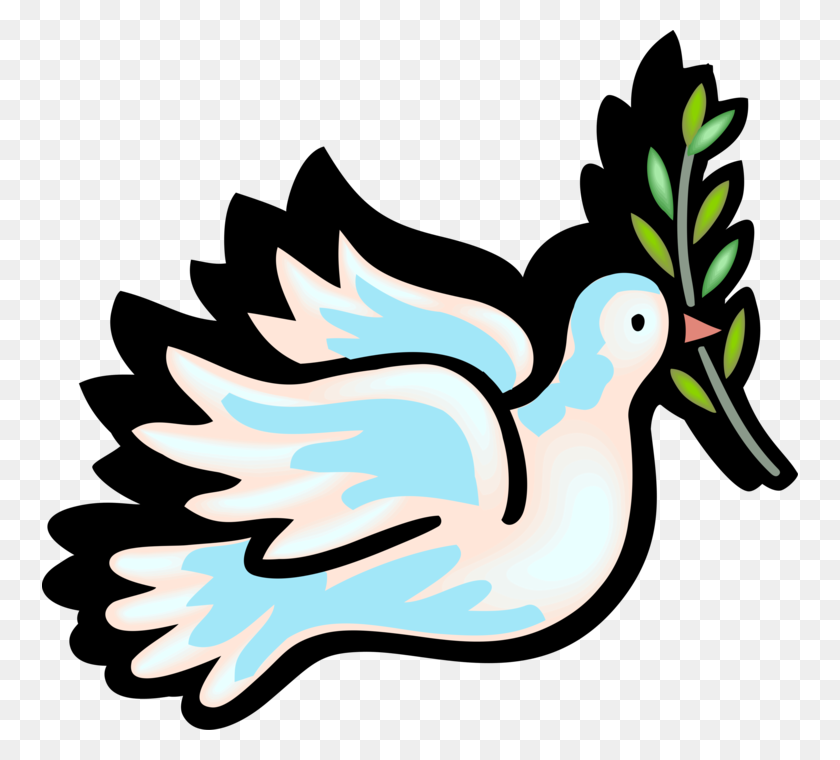 756x700 Dove Of Peace With Olive Branch - Dove With Olive Branch Clip Art