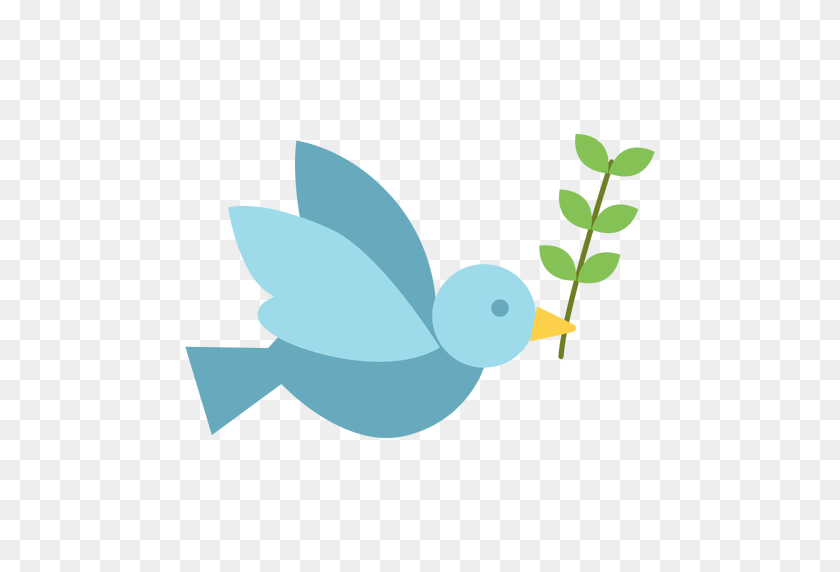 512x512 Dove With Olive Branch Icon - Paloma PNG
