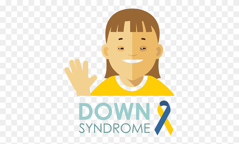 388x445 Down Syndrome - Down Syndrome Clipart