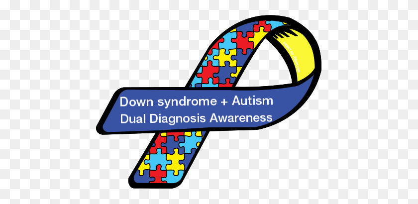 455x350 Síndrome De Down El Autismo Puede Suceder Un Diagnóstico Dual Ocupacional - Clipart De Conciencia Del Síndrome De Down