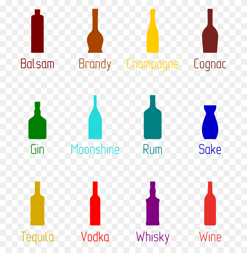 697x800 Download Alcoholic Drink Clipart Rum Fizzy Drinks Clip Art Drink - Plastic Bottle Clipart