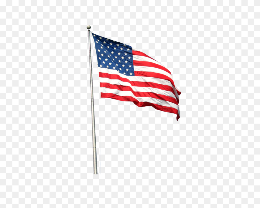 400x613 Download American Flag Free Png Transparent Image And Clipart - American Flag On Pole PNG