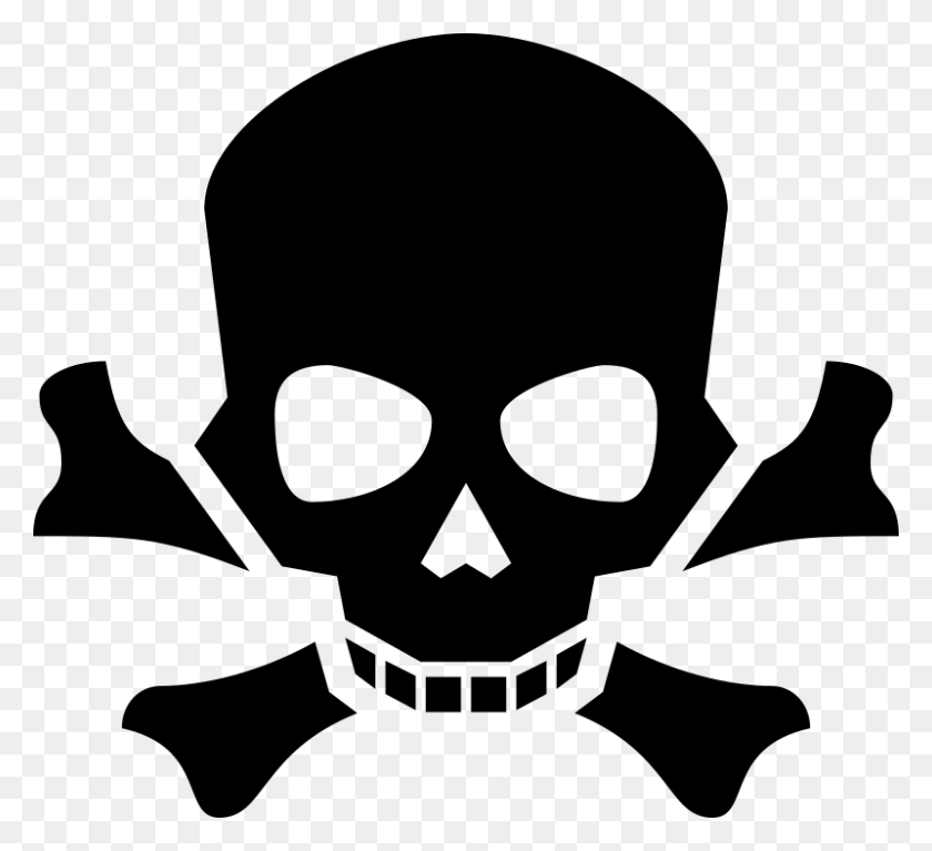 800x726 Download And Use Skull And Crossbones Png Clipart - Smoking PNG