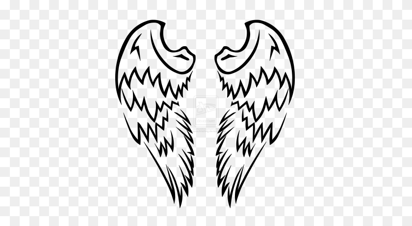 400x400 Download Angel Tattoos Free Png Transparent Image And Clipart - Angel Wings Clip Art