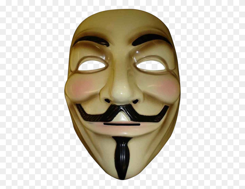 400x591 Download Anonymous Mask Free Png Transparent Image And Clipart - Mask PNG