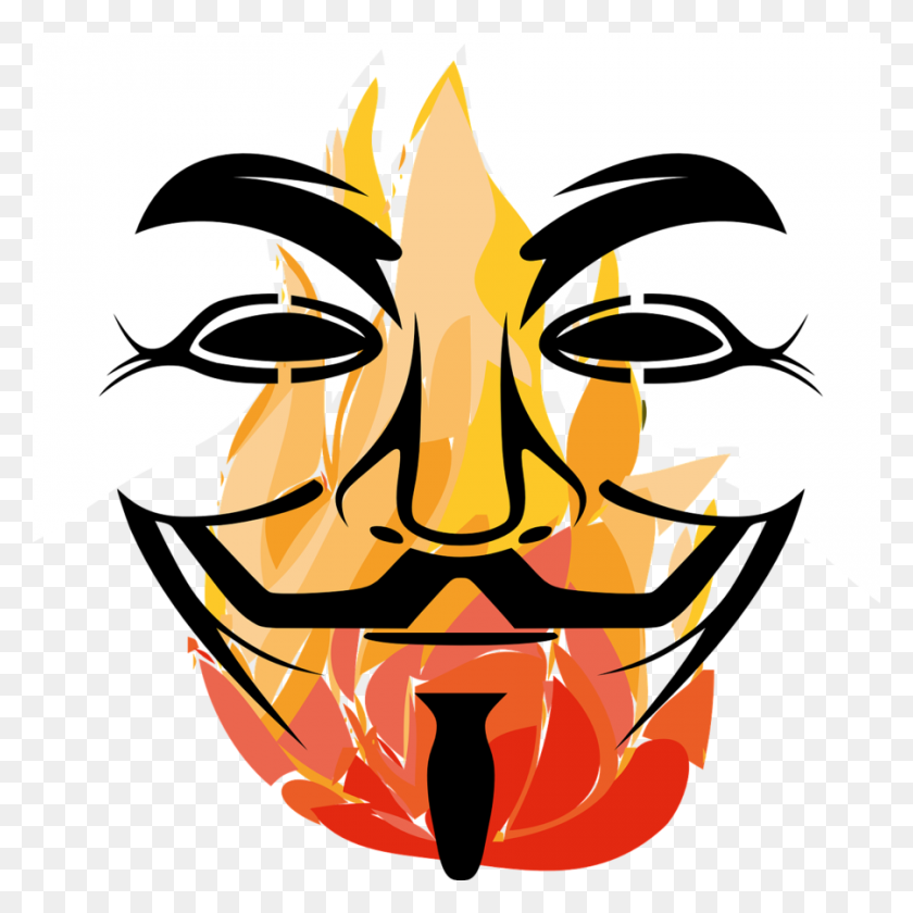 900x900 Descargar Anónimo Máscara De La Camiseta De Imágenes Prediseñadas De La Camiseta De La Máscara De Guy Fawkes - Anónimo De Imágenes Prediseñadas