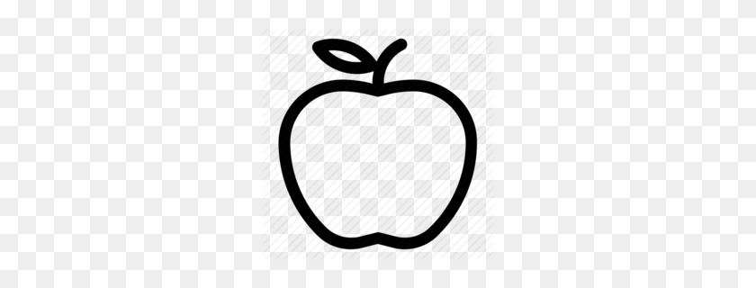 260x260 Download Apple Fruit Icon Png Clipart Computer Icons Apple Clip - Fruits Clipart Black And White
