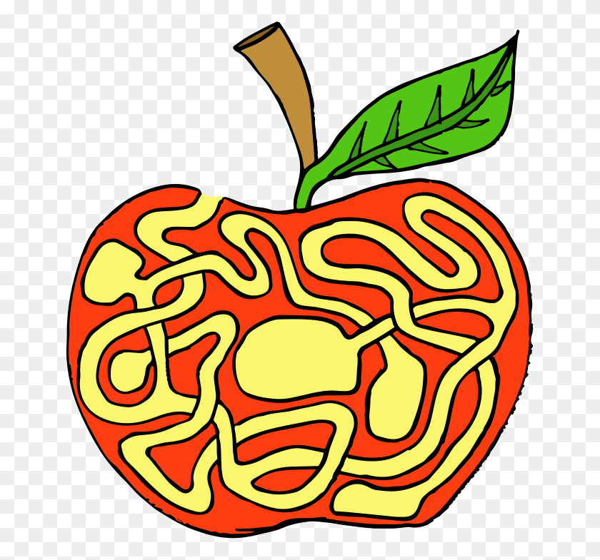 655x725 Download Apple Labyrinth Clipart Labyrinth Clip Art Food, Fruit - Brick Wall Clipart