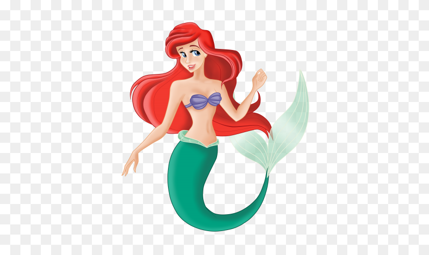 400x440 Download Ariel Free Png Transparent Image And Clipart - Mermaid Clip Art