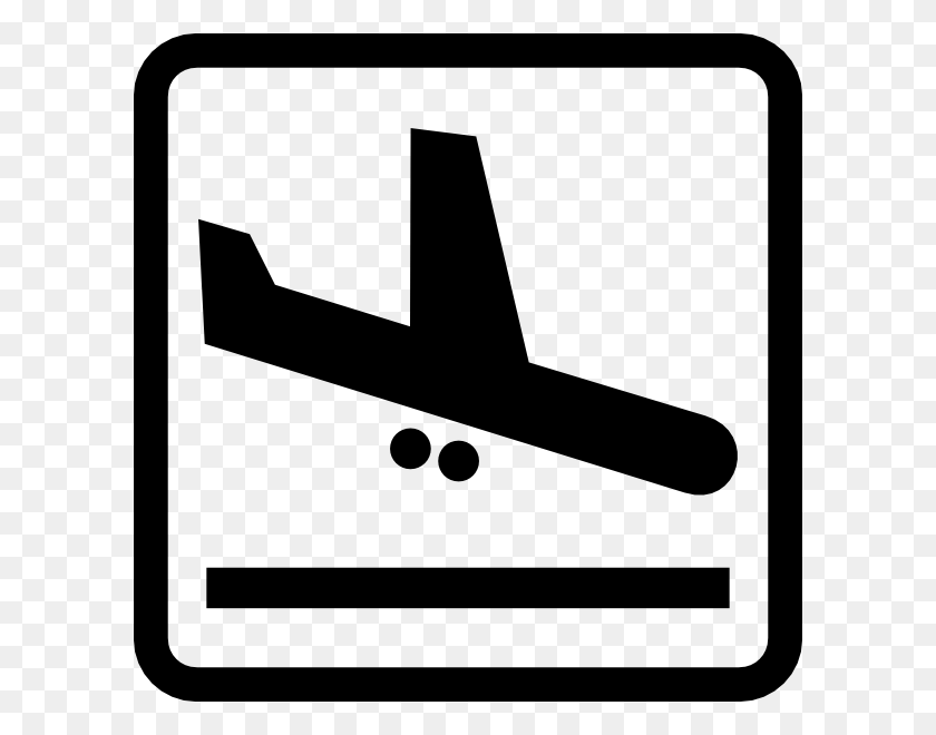 600x600 Download Arrival Clipart Airplane Clip Art Airplane, Line, Font - Plane With Banner Clipart