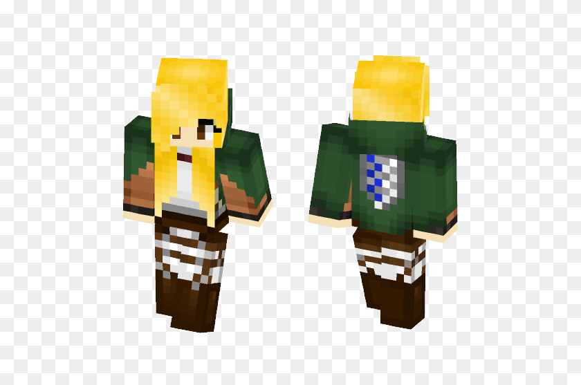584x497 Download Attack On Titan Lucy Heartfilia Minecraft Skin For Free - Lucy Heartfilia PNG