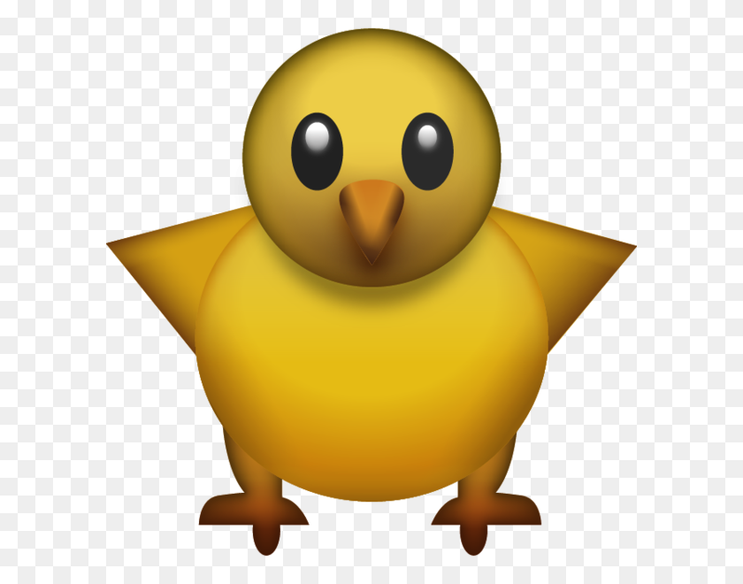 600x600 Descargar Baby Chick Emoji Icono De La Isla De Emoji - Baby Emoji Png