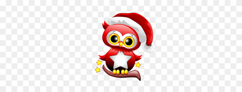 260x260 Download Baby Owl Christmas Clipart Owl Santa Claus Clip Art Owl - Trippy Clip Art
