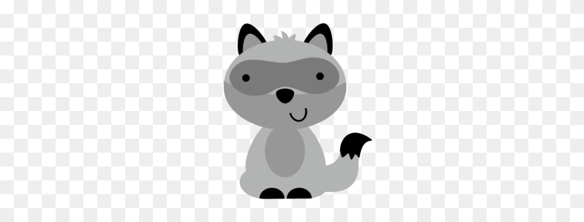 260x260 Download Baby Raccoon Clipart Baby Raccoon Clip Art Cat, Black - Raccoon Clipart Black And White