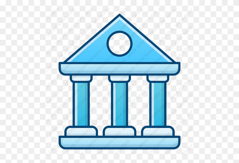 512x512 Download Bank Icon Inventicons - Bank Icon PNG