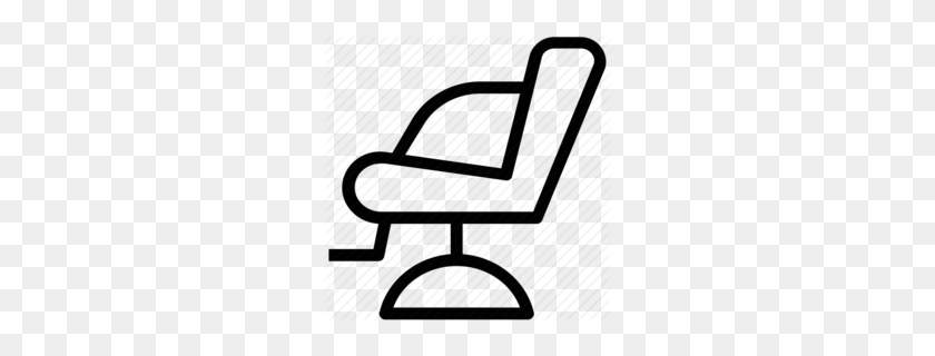 260x260 Download Barber Chair Clipart Barber Chair Beauty Parlour Clip Art - Table And Chair Clipart