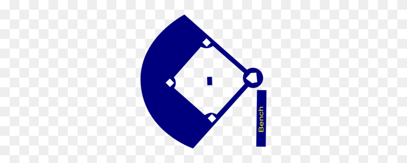 260x276 Download Baseball Field Silhouette Clipart Baseball Field Baseball - Baseball Bat Clipart PNG