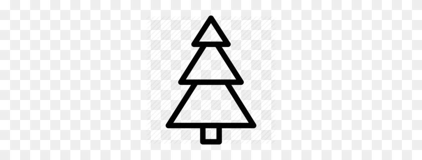 260x260 Download Basic Christmas Tree Outline Clipart Christmas Tree - Tree Outline Clipart