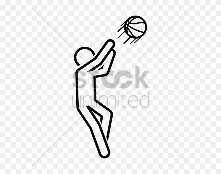 600x600 Download Basketball Player Drawing Png Clipart Nba Clip Art - Basketball Net Clipart