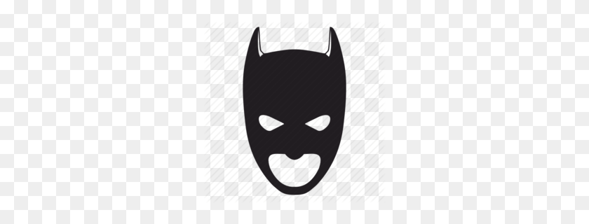 260x260 Download Batman Mask Png Clipart Batman Batgirl Clipart Batman - Máscara De Clipart En Blanco Y Negro