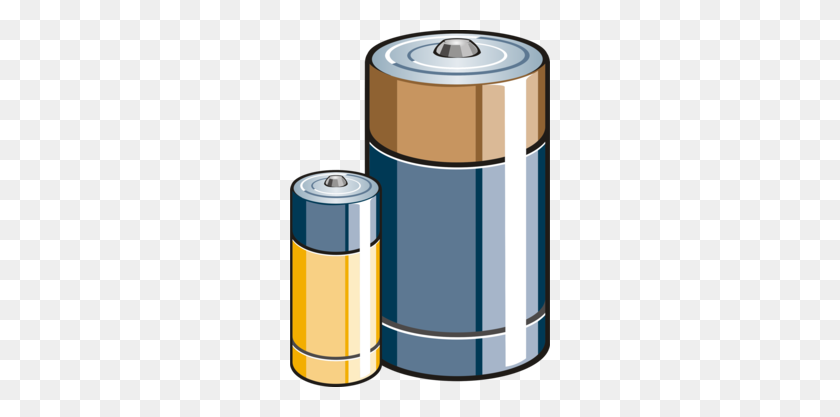 260x357 Download Batteries Clipart Ac Adapter Electric Battery Clip Art - Cylinder Clipart