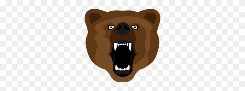 260x253 Download Bear Clipart Grizzly Bear Clip Art Bear, Head, Graphics - California Flag Clipart