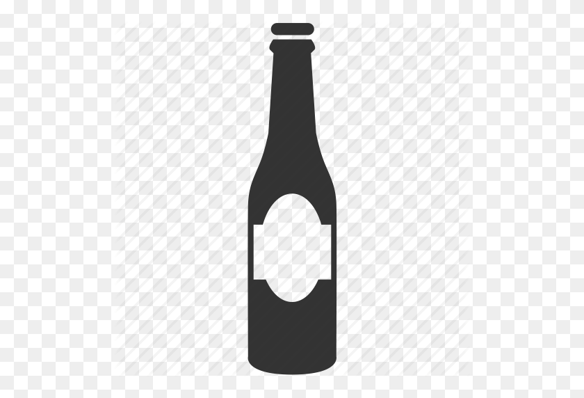 512x512 Скачать Иконка Бутылка Пива Векторный Клипарт Пивной Ликер Пиво, Вино - Бутылка Вина Клипарт