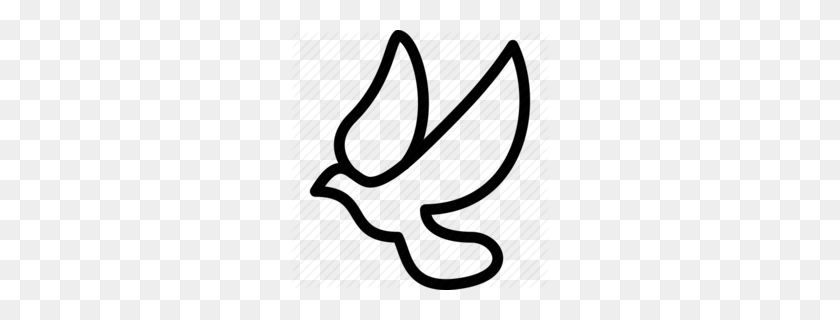 260x260 Download Bird Line Icon Clipart Pigeons And Doves Bird Clip Art - Praying Hands Clipart