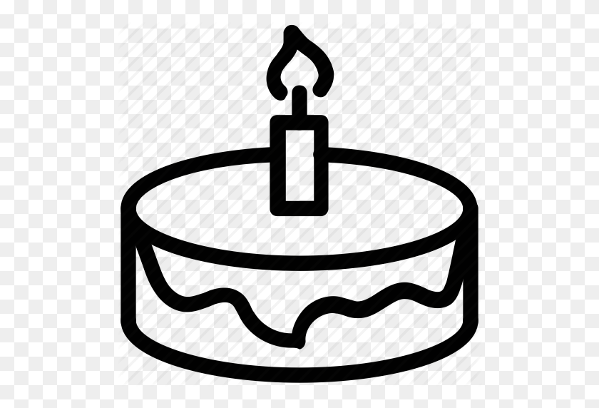 512x512 Download Birthday Cake Icon Clipart Cake Birthday Clip Art Cake - Birthday Cake Clipart Black And White