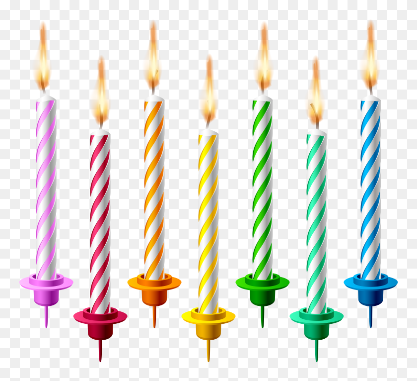 8000x7248 Download Birthday Candles Free Png Transparent Image And Clipart - Birthday Candle PNG