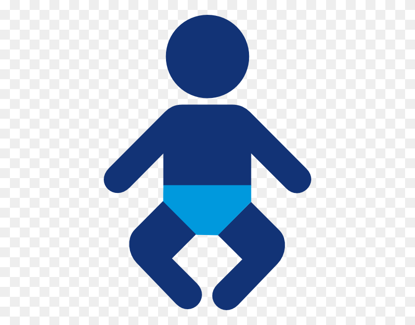 426x597 Descargar Imágenes Prediseñadas De Silueta De Bebé Azul - Imágenes Prediseñadas De Bebé Gratis