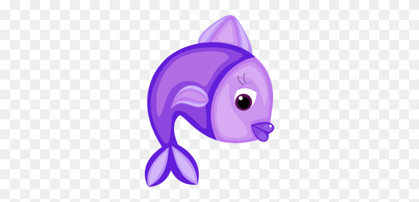260x346 Download Blue Fish Cartoon Clipart Cartoon Clip Art - Fish Clipart PNG
