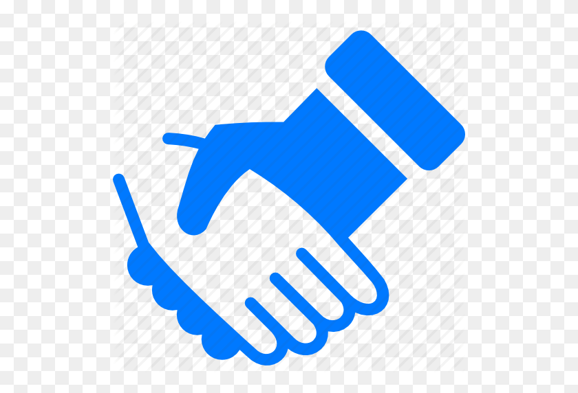 512x512 Download Blue Handshake Icon Clipart Computer Icons Clip Art - Handshake Images Clipart