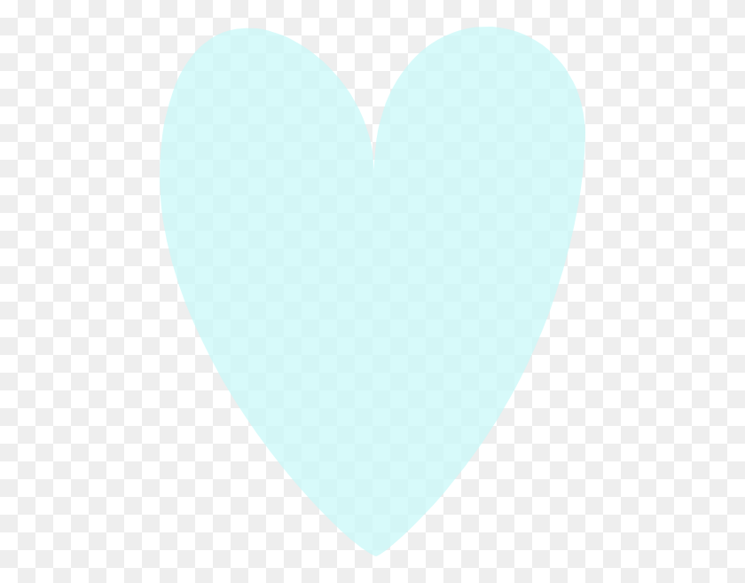 480x597 Download Blue Heart Clipart - Blue Heart PNG