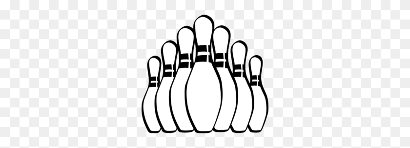 260x243 Download Bowling Pins Drawing Clipart Bowling Pin Ten Pin Bowling - Bowling Ball And Pins Clip Art