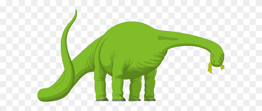600x296 Скачать Брахиозавр Ест Листья Клипарт - Брахиозавр Png