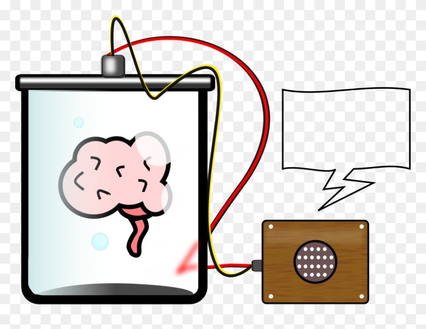 800x605 Download Brain In A Jar Clip Art Clipart Clip Art Technology - Ptsd Clipart